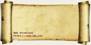 Negovanka Trmčević vizit kartica